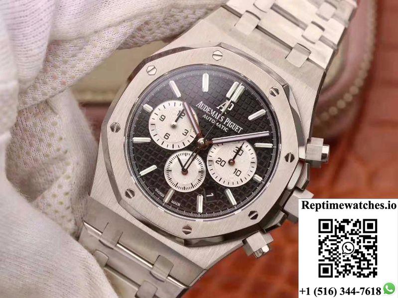 Audemars Piguet Royal Oak Chronograph 26331 Om Factory Black Dial-Rep Time Watches