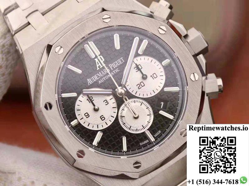 Audemars Piguet Royal Oak Chronograph 26331 Om Factory Black Dial-Rep Time Watches