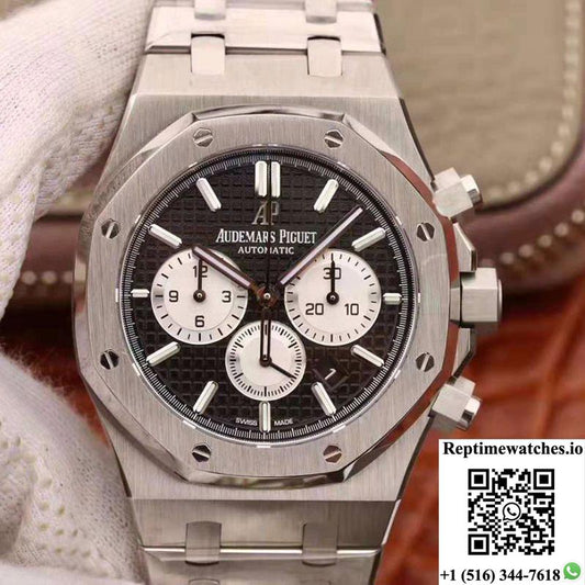 Audemars Piguet Royal Oak Chronograph 26331 Om Factory Black Dial-Rep Time Watches