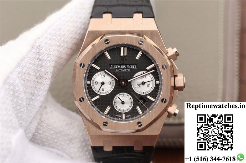 Audemars Piguet Royal Oak Chronograph 26331Or.Oo.1220Or Om Factory Black Dial-Rep Time Watches