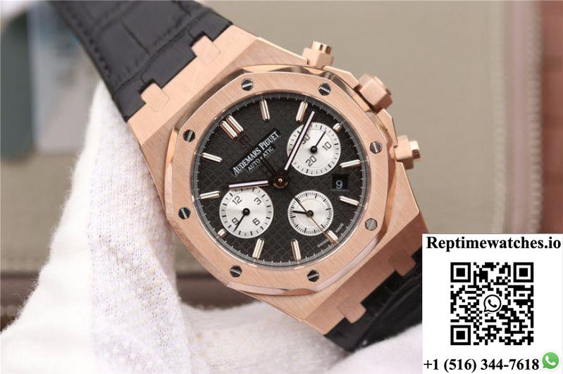 Audemars Piguet Royal Oak Chronograph 26331Or.Oo.1220Or Om Factory Black Dial-Rep Time Watches