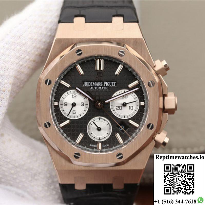 Audemars Piguet Royal Oak Chronograph 26331Or.Oo.1220Or Om Factory Black Dial-Rep Time Watches