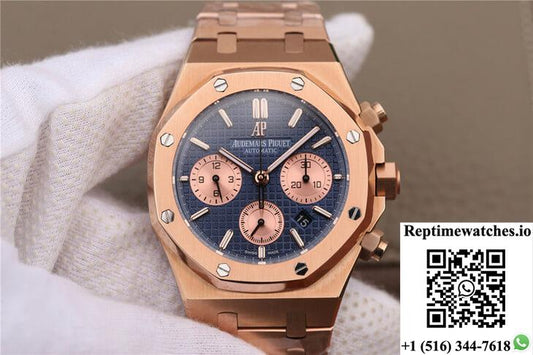 Audemars Piguet Royal Oak Chronograph 26331Or.Oo.1220Or.01 Om Factory Blue Dial-Rep Time Watches