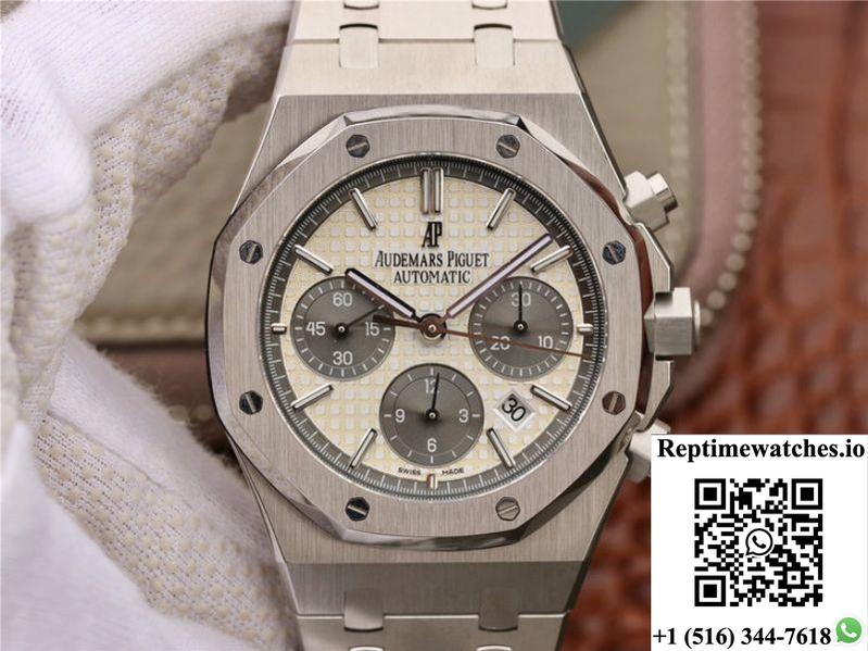 Audemars Piguet Royal Oak Chronograph 26331St.Oo.1220St White Dial Om Factory-Rep Time Watches