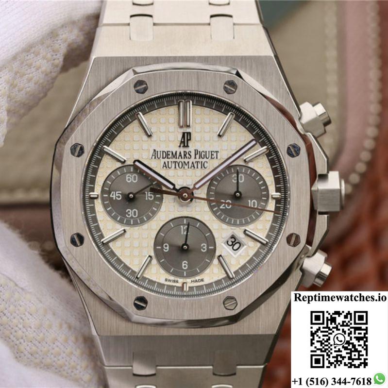 Audemars Piguet Royal Oak Chronograph 26331St.Oo.1220St White Dial Om Factory-Rep Time Watches