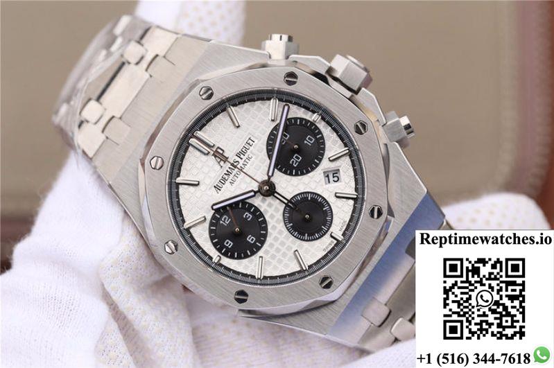 Audemars Piguet Royal Oak Chronograph 26331St.Oo.1220St.03 Om Factory White Dial-Rep Time Watches