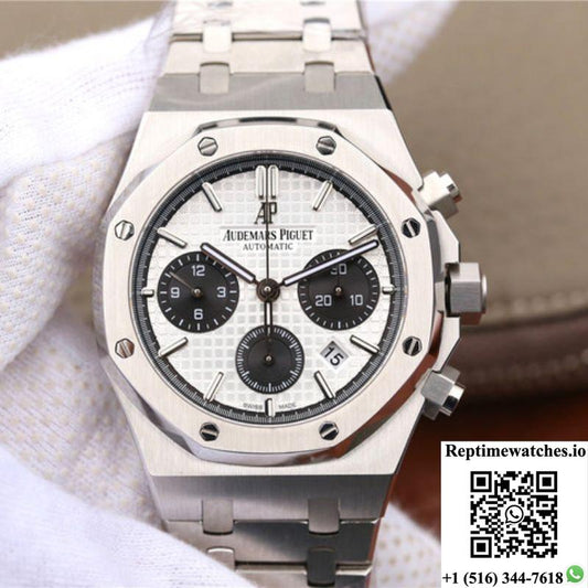 Audemars Piguet Royal Oak Chronograph 26331St.Oo.1220St.03 Om Factory White Dial-Rep Time Watches