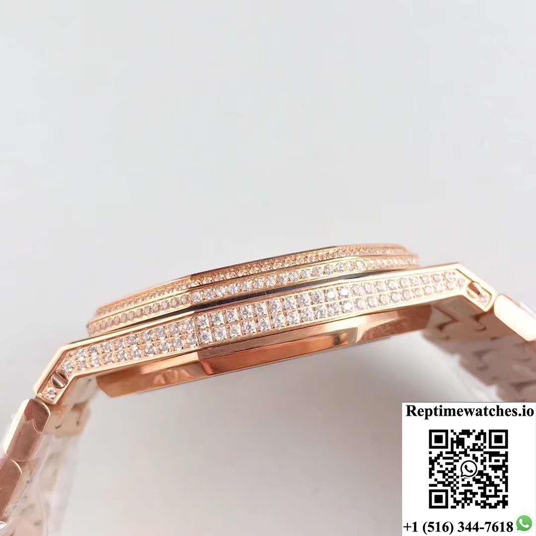 Audemars Piguet Royal Oak Diamond Dial-Rep Time Watches