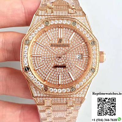 Audemars Piguet Royal Oak Diamond Dial-Rep Time Watches