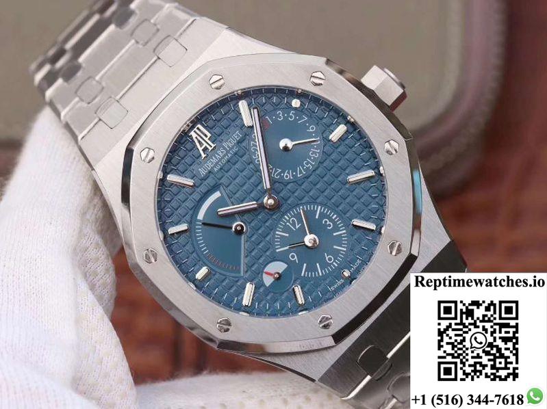 Audemars Piguet Royal Oak Gmt 41Mm 26120 Blue Dial Twa Factory-Rep Time Watches