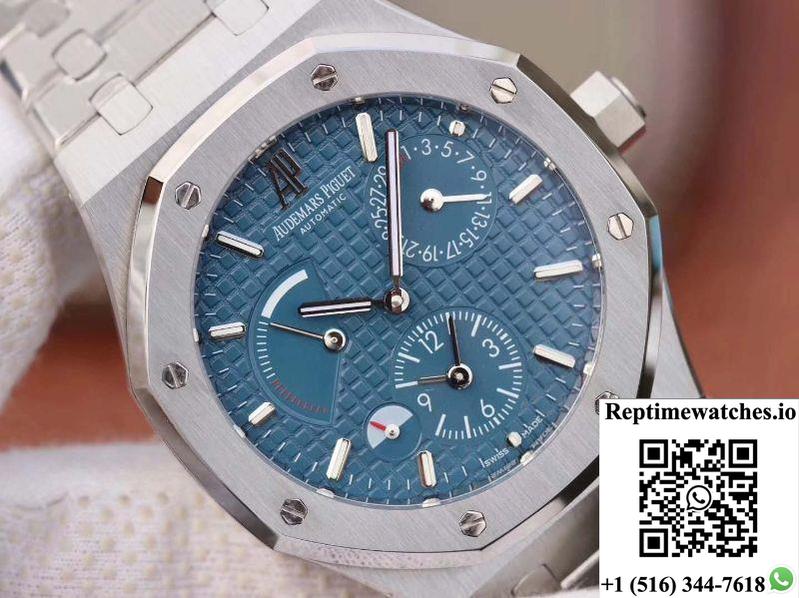 Audemars Piguet Royal Oak Gmt 41Mm 26120 Blue Dial Twa Factory-Rep Time Watches