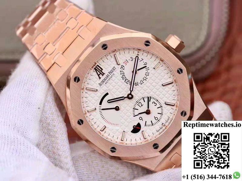 Audemars Piguet Royal Oak Gmt 41Mm 26120 Twa Factory White Dial-Rep Time Watches