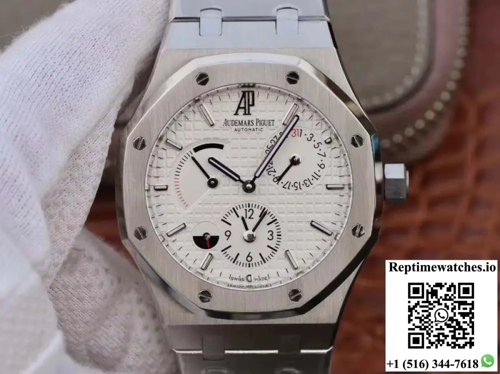 Audemars Piguet Royal Oak GMT 41MM 26120 White Dial TWA Factory - Watches