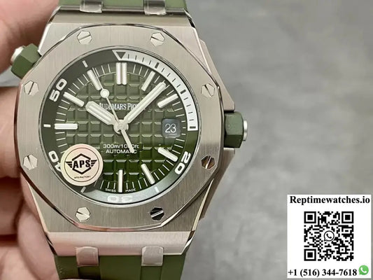 Audemars Piguet Royal Oak Offshore 15710ST.OO.A052CA.01 APS Factory Green Dial AI Factory