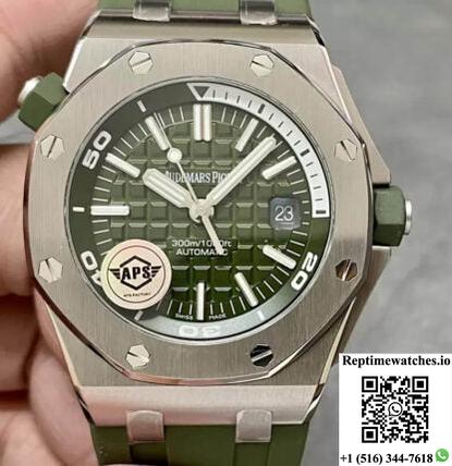 Audemars Piguet Royal Oak Offshore 15710St.Oo.A052Ca.01 Aps Factory Green Dial-Rep Time Watches