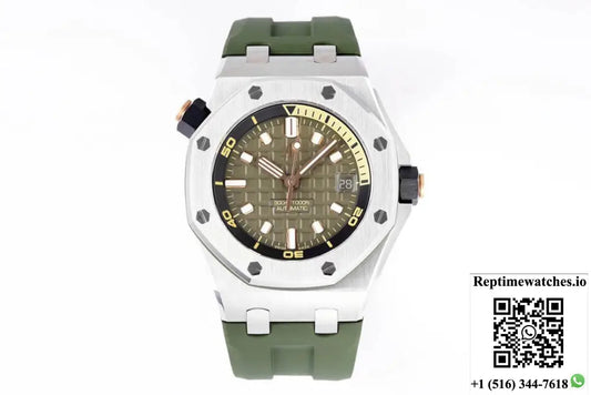 Audemars Piguet Royal Oak Offshore 15720ST.OO.A052CA.01 ZF Factory Green Strap AI Factory