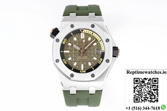 Audemars Piguet Royal Oak Offshore 15720St.Oo.A052Ca.01 Zf Factory Green Strap-Rep Time Watches