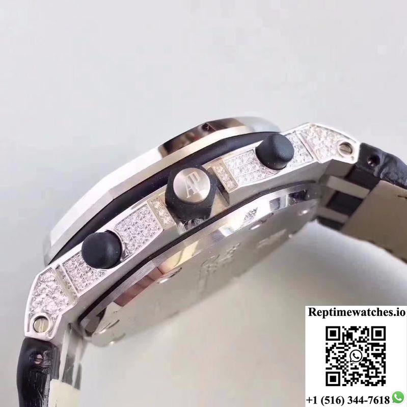 Audemars Piguet Royal Oak Offshore 26067Bc.Zz.D002Cr.01 Jf Factory Diamonds Dial-Rep Time Watches