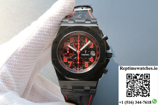 Audemars Piguet Royal Oak Offshore 26186Sn.Oo.D101Cr.01 Jf Factory Black Dial-Rep Time Watches