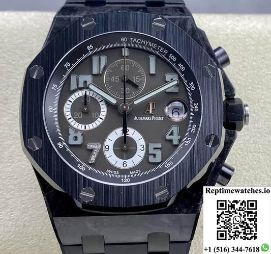 Audemars Piguet Royal Oak Offshore 26205Au.Oo.D002Cr.01 Apf Factory Black Dial-Rep Time Watches