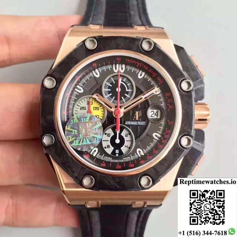 Audemars Piguet Royal Oak Offshore 26290Ro.Oo.A001Ve.01 Jf Factory V2 Balck Dial-Rep Time Watches