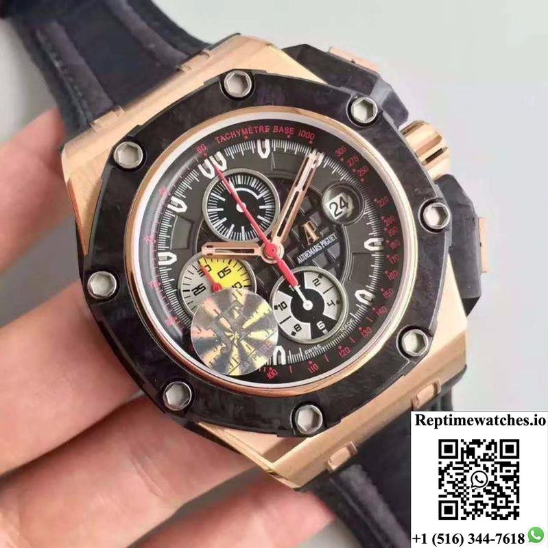Audemars Piguet Royal Oak Offshore 26290Ro.Oo.A001Ve.01 Jf Factory V2 Balck Dial-Rep Time Watches