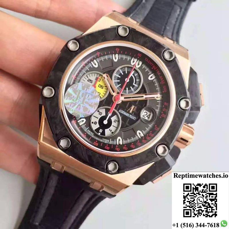Audemars Piguet Royal Oak Offshore 26290Ro.Oo.A001Ve.01 Jf Factory V2 Balck Dial-Rep Time Watches