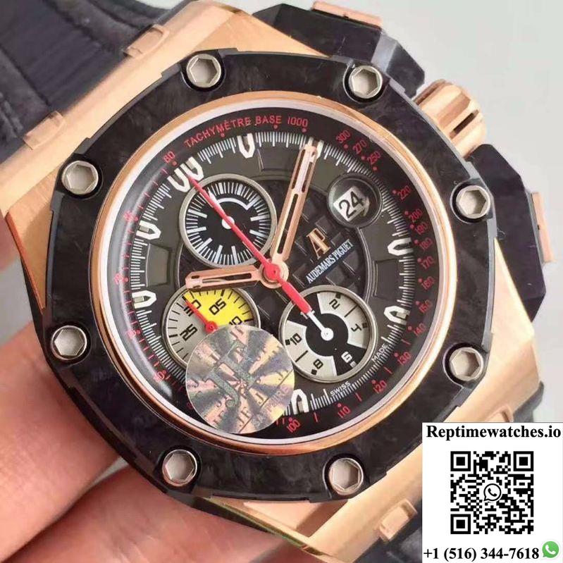 Audemars Piguet Royal Oak Offshore 26290Ro.Oo.A001Ve.01 Jf Factory V2 Balck Dial-Rep Time Watches