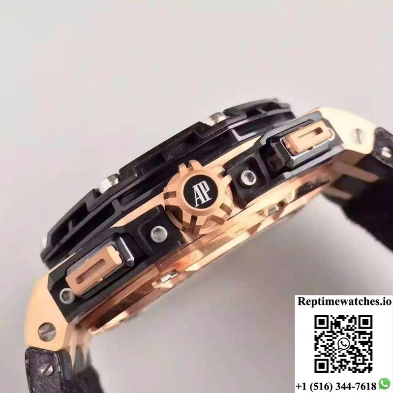 Audemars Piguet Royal Oak Offshore 26290Ro.Oo.A001Ve.01 Jf Factory V2 Balck Dial-Rep Time Watches