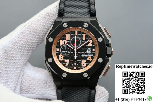 Audemars Piguet Royal Oak Offshore 26378Io.Oo.A001Ke.01 Jf Factory V2 Black Dial-Rep Time Watches