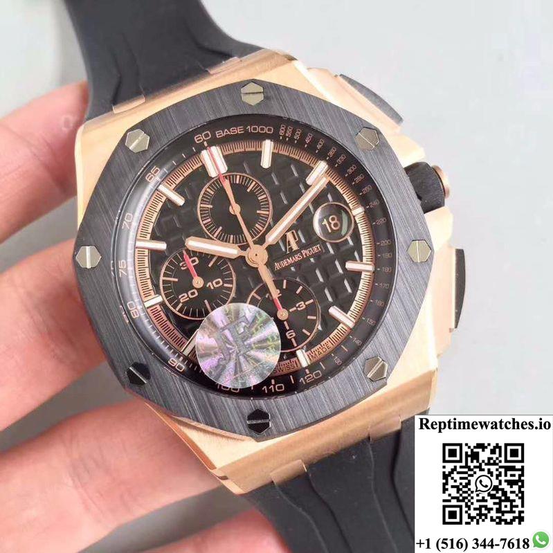 Audemars Piguet Royal Oak Offshore 26401Ro.Oo.A002Ca.01 Jf Factory V2 Black Dial-Rep Time Watches