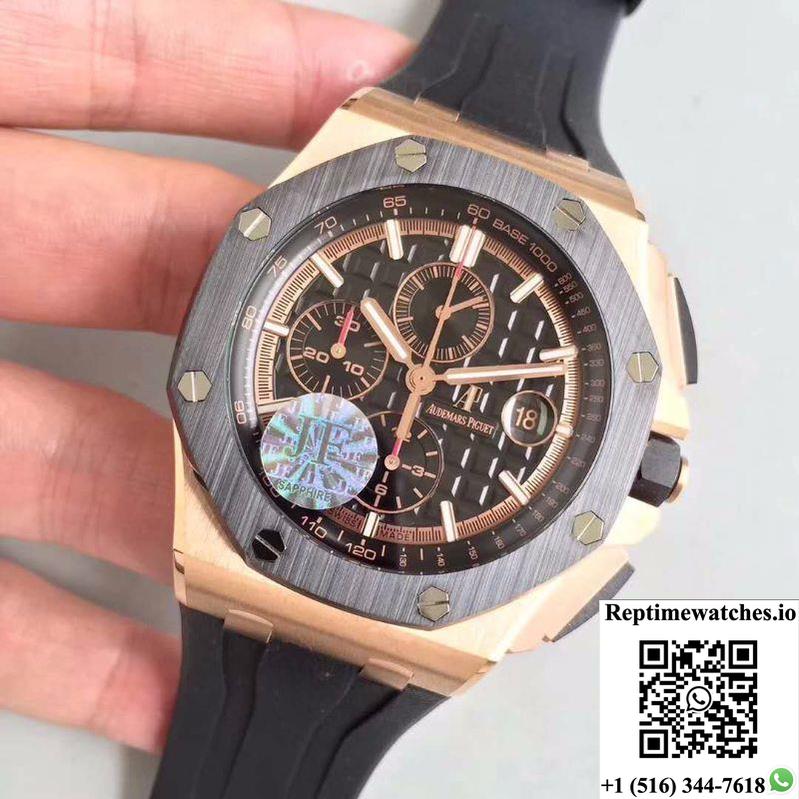 Audemars Piguet Royal Oak Offshore 26401Ro.Oo.A002Ca.01 Jf Factory V2 Black Dial-Rep Time Watches