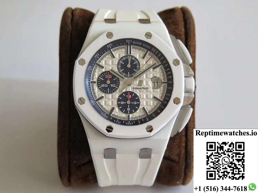 Audemars Piguet Royal Oak Offshore 26402Cb.Oo.A010Ca.01 Jf Factory V2 White Dial-Rep Time Watches