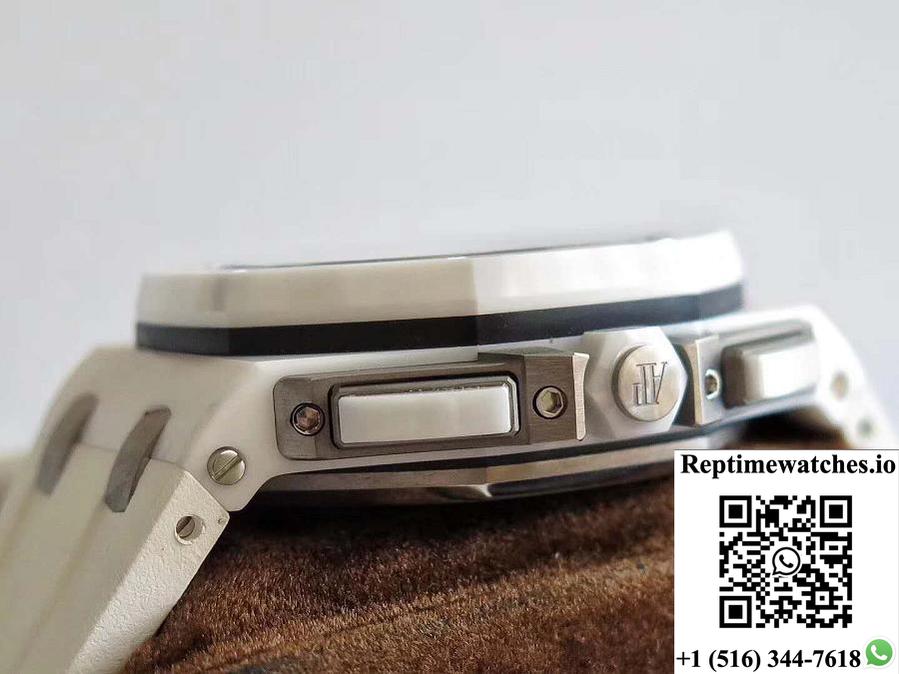 Audemars Piguet Royal Oak Offshore 26402Cb.Oo.A010Ca.01 Jf Factory V2 White Dial-Rep Time Watches
