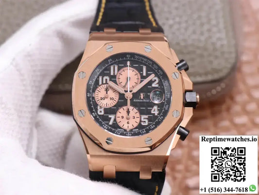 Audemars Piguet Royal Oak Offshore 26470OR JF Factory Rose Gold Black Dial Product Photo 1