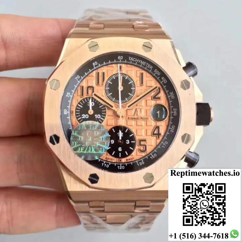 Audemars Piguet Royal Oak Offshore 26470OR.OO.1000OR.01 JF Factory V2 Gold Dial - Watches