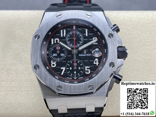 Audemars Piguet Royal Oak Offshore 26470ST.OO.A101CR.01 APF Factory Leather Strap - Watches