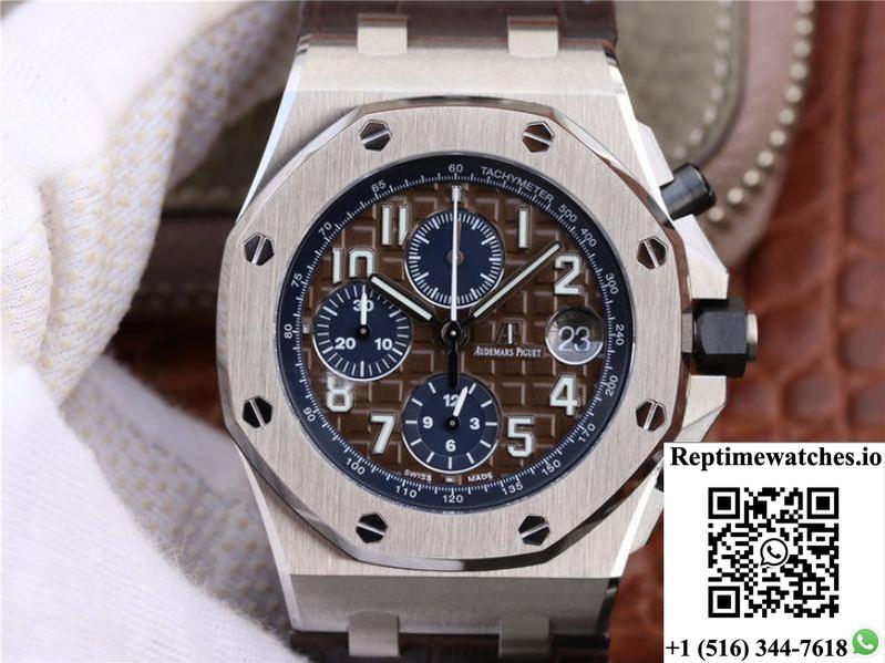 Audemars Piguet Royal Oak Offshore 26470St.Oo.A099Cr.01 Jf Factory Brown Dial-Rep Time Watches