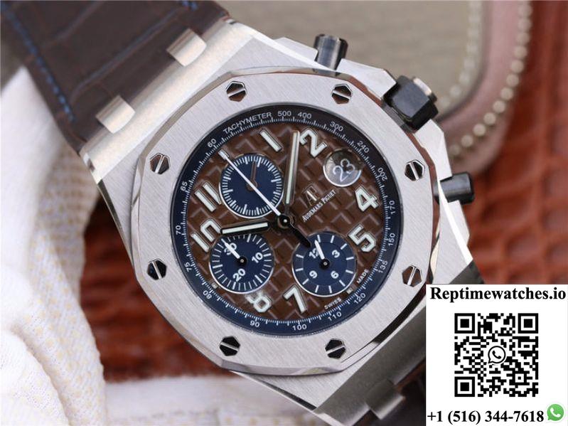 Audemars Piguet Royal Oak Offshore 26470St.Oo.A099Cr.01 Jf Factory Brown Dial-Rep Time Watches
