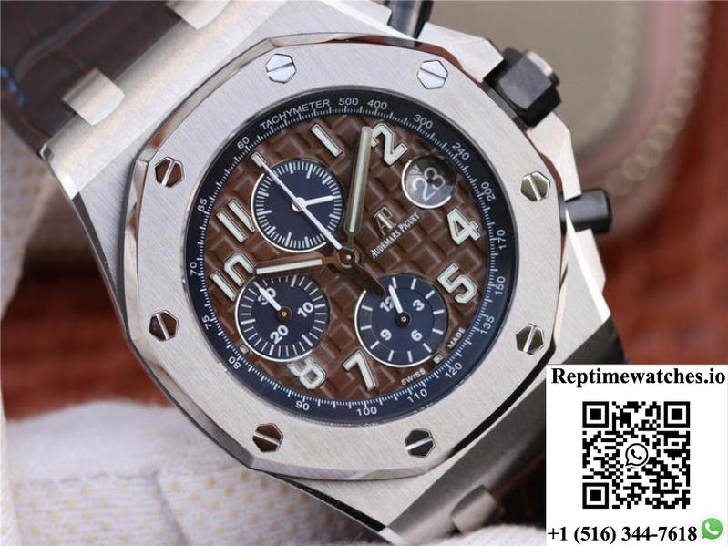 Audemars Piguet Royal Oak Offshore 26470St.Oo.A099Cr.01 Jf Factory Brown Dial-Rep Time Watches