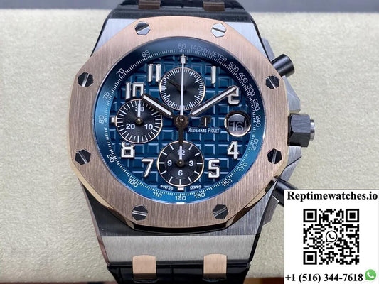 Audemars Piguet Royal Oak Offshore 26471Sr.Oo.D101Cr.01 Apf Factory Blue Dial-Rep Time Watches