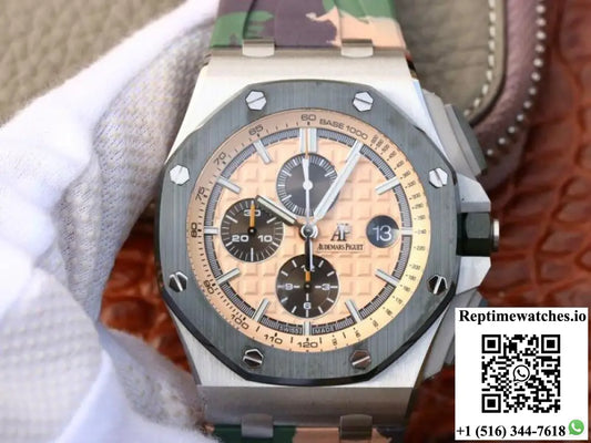 Audemars Piguet Royal Oak Offshore 44MM 26400SO.OO.A054CA.01 JF Factory Beige Dial - Watches