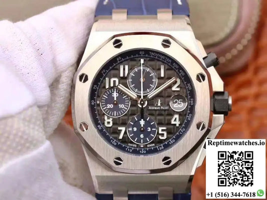 Audemars Piguet Royal Oak Offshore Chronograph 2018 SIHH 26470 JF Factory V2 Black Textured Dial - Watches