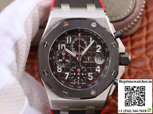 Audemars Piguet Royal Oak Offshore Chronograph Edition Dark Knight 26470 JF Factory V2 Black Dial - Watches