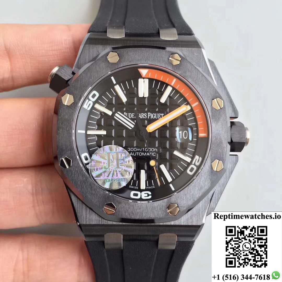 Audemars Piguet Royal Oak Offshore Diver 15707Ce.Oo.A002Ca.01 Jf Factory V5 Black Dial-Rep Time Watches