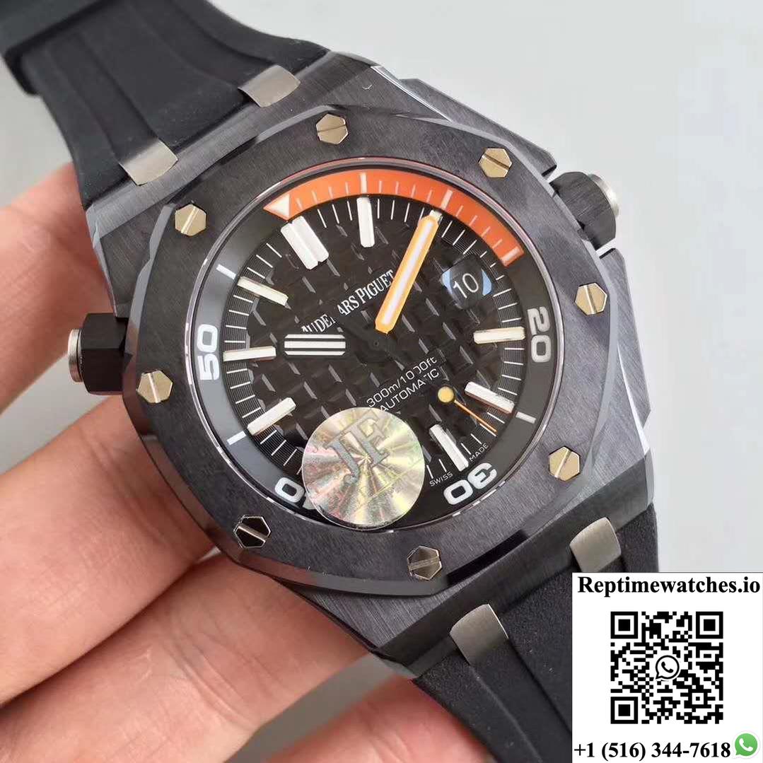 Audemars Piguet Royal Oak Offshore Diver 15707Ce.Oo.A002Ca.01 Jf Factory V5 Black Dial-Rep Time Watches