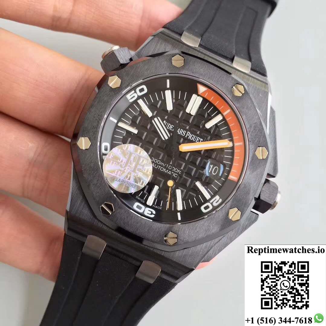 Audemars Piguet Royal Oak Offshore Diver 15707Ce.Oo.A002Ca.01 Jf Factory V5 Black Dial-Rep Time Watches