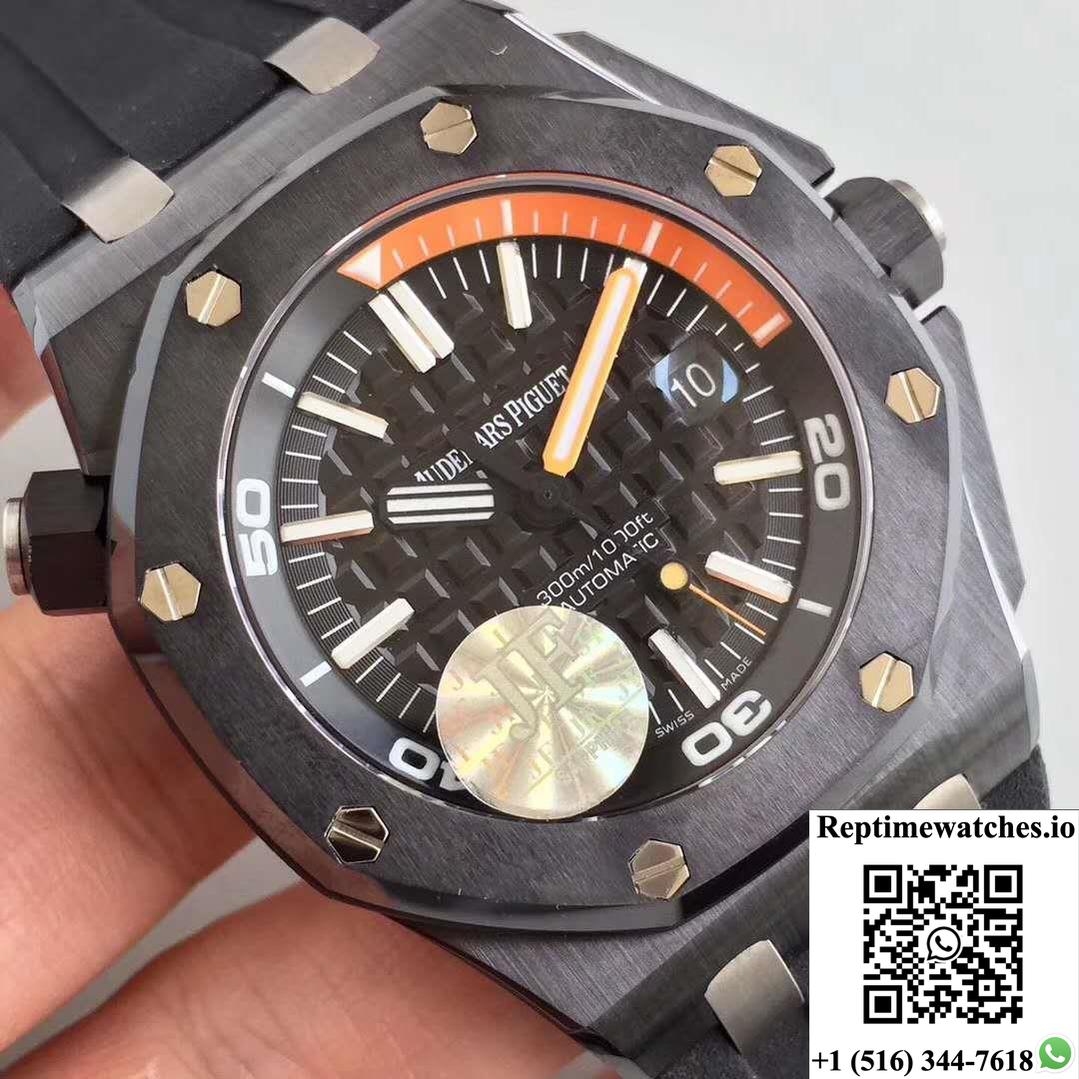 Audemars Piguet Royal Oak Offshore Diver 15707Ce.Oo.A002Ca.01 Jf Factory V5 Black Dial-Rep Time Watches
