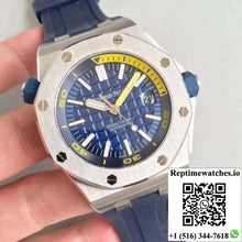 Audemars Piguet Royal Oak Offshore Diver 15710ST.OO.A027CA.01 JF Factory V8 Blue Dial - Watches