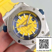 Audemars Piguet Royal Oak Offshore Diver 15710ST.OO.A051CA.01 JF Factory V3 Yellow Dial - Watches